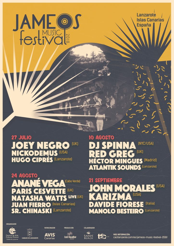 Póster Jameos Music Festival 2018